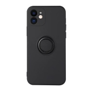 Husa pentru Xiaomi MI 11 ULTRA, Vennus Silicone cu inel, negru
