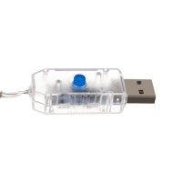 Instalatie 300 LED pentru pomul de Craciun, cu conectare USB si telecomanda, 30 metri, PM000172433