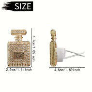 Odorizant auto în forma de sticla de parfum stralucitoare, potrivit pentru masinile de dama, PMLL122026