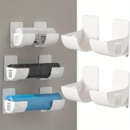 Set de 4 suporturi de depozitare fara gaurire, pentru bucatarie, PMVA124762