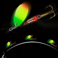 Set naluci de pescuit, 10 buc, multicolor, cu carlige triple, TMMM825359