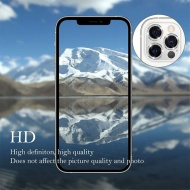 Sticlă securizată HARD DIAMOND pentru cameră (LENTILĂ) pentru iPhone 15 Pro/15 Pro Max, neagră (3 lentile), MGPROB03827