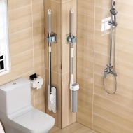 Suport pentru depozitare mop sau matura, fara gaurire, PMLM27862
