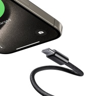 Benks Cable D46 braided - Type C to Lightning - PD 27W 3A 2 metres black, MGKABAV1704