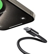 Benks Cable D46 braided - Type C to Lightning - PD 27W 3A 2 metres black, MGKABAV1704 - Img 2