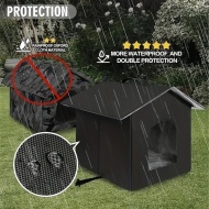 Căsuță de Exterior pentru Pisici – Impermeabilă, din Material Oxford, TMEG709519