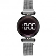 Ceas Dama Fashion Touch Screen Digital, Argintiu, LD093-V1 - Img 6