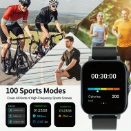 Ceas Smartwatch pentru barbati si femei, PMJF56596-NEGRU