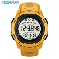 Ceas Synoke LED pentru barbati, sport , analog digital, galben, SYN1013-V2