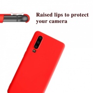 Husa Huawei Mate P30 Rosie din Silicon Premium Ultra Soft
