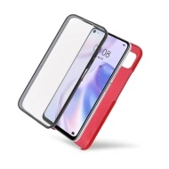 Husa Samsung Galaxy S20 - 360 Fully cu Spate din Policarbonat si Folie din Silicon - Rosu - Img 3