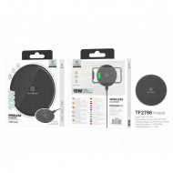 Încărcător wireless din aliaj de 10W negru, PMTF360263
