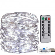 Instalatie 300 LED pentru pomul de Craciun, cu conectare USB si telecomanda, 30 metri, PM000172423