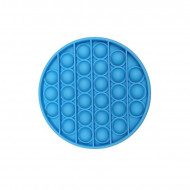 Jucarie Senzoriala Interactiva, Pop It, Bubble, Rotund, Albastru, POP-IT BLUE