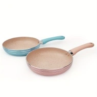 Mini Tigaie Antiaderentă Roz – 16 cm, Ideală pentru Ouă și Gustări Rapide, TMML175104 - Img 4