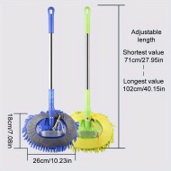 Mop din microfibra ultra-absorbant, cu maner extensibil, pentru spalare auto, PMEA150704