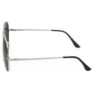 Ochelari de soare cu rama metalica, Unisex, AS-1826-VERDE