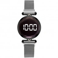 Ceas Dama Fashion Touch Screen Digital, Argintiu, LD093-V1 - Img 3