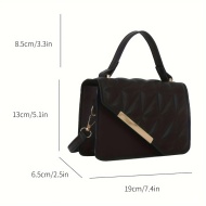 Geanta eleganta de Dama, cu curea detasabila, PMHM119600-NEGRU