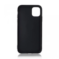 Husa iPhone 11 Neagra Din Silicon Premium Cu Inel Rotativ - Img 2
