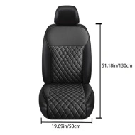 Husă pentru scaun auto față din piele ecologică – 130x50 cm, model elegant, TMDW706296 - Img 6