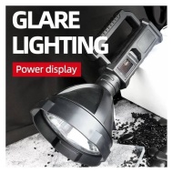 Lanterna LED W5119, Foarte puternica, Reincarcabila, functie Powerbank, USB, Negru, AD5119