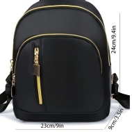 Rucsac Negru Minimalist si Stilat pentru Femei, TMHU1862437