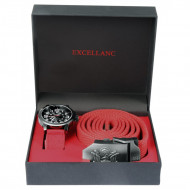 Set cadou, ceas barbatesc si curea, Excellanc, PM2200001-003