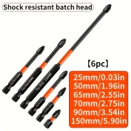 Set de 6 burghie magnetice in cruce, PMEH25807