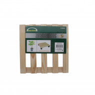 Suport de lemn cu roti pentru plante, PM0106483