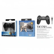 Usb Pc Single Player Gamepad negru, PMTF620023