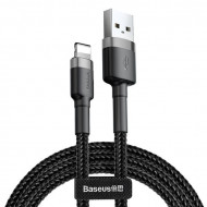 Cablu pentru incarcare si transfer de date Baseus Cafule USB/USB Type-C 3m Negru/Gri, PMCALKLF-RG1