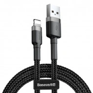 Cablu pentru incarcare si transfer de date Baseus Cafule USB/USB Type-C 3m Negru/Gri, PMCALKLF-RG1