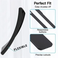 Carcasă spate MATĂ pentru IPHONE 12 PRO MAX Negru, MGPOK039114 - Img 2