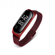 Ceas Dama Fashion Digital, Rosu, LD084-V4