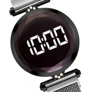 Ceas Dama Fashion Touch Screen Digital, Argintiu, LD093-V1 - Img 4