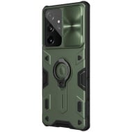Husa pentru Samsung Galaxy S21 Plus, Husa NillkinCamShield Armor Metal TPU + PC, Verde
