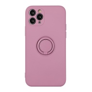 Husa pentru SAMSUNG GALAXY S21 ULTRA, Vennus Silicone cu inel, mov