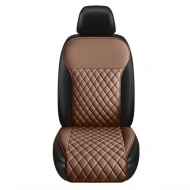 Husă pentru scaun auto față din piele ecologică – 130x50 cm, model elegant, TMDW706296 - Img 3