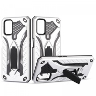 Husa Samsung Galaxy S20 Ultra - Military Defender Antisoc cu Suport Wide - Silver