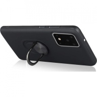 Husa Samsung Galaxy S20 ULTRA Neagra Din Policarbonat Premium cu Inel Rotativ