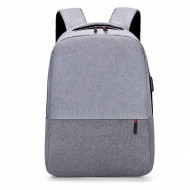 Rucsac sport cu port USB, gri, PMPL150WZ23