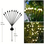 Set 10 Lumini Solare LED pentru Exterior – Lumină Multicoloră, Rezistente la Apă, Montaj Ușor, TMWM124929 - Img 2