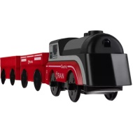 Trenulet electric, locomotiva cu doua vagoane, PM000198793