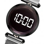 Ceas Dama Fashion Touch Screen Digital, Argintiu, LD093-V1 - Img 5