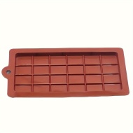 Forma din silicon pentru ciocolata, cu 24 de cavitati, PMMD347789