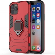 Husa iPhone 11 PRO Rosie Military cu Inel