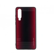 Husa pentru Huawei P30 - Husa Pro Shield Sticla Rosu cu Efect Gradient