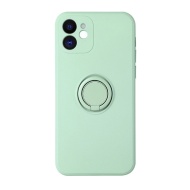 Husa pentru SAMSUNG GALAXY S21 ULTRA, Vennus Silicone cu inel, menta