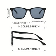 Ochelari de Soare, rame cu model abstract, unisex, TMYE810314 - Img 2